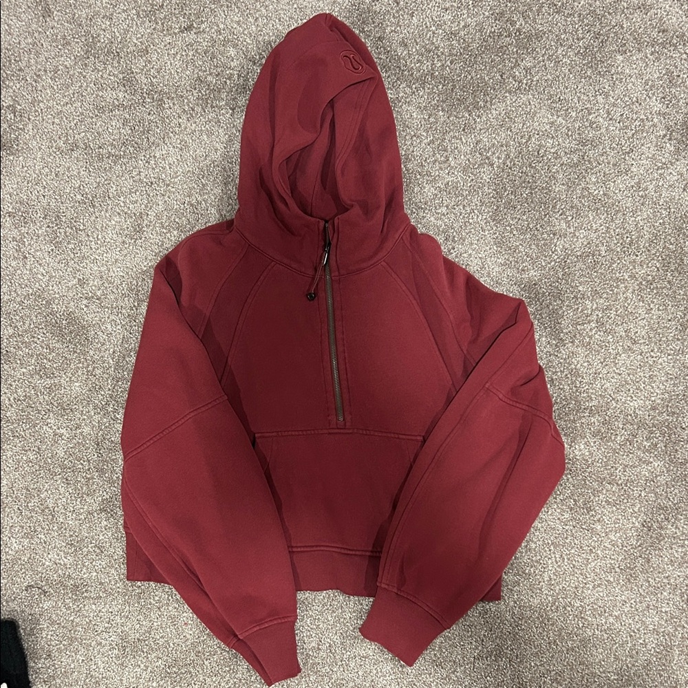 lululemon athletica Red Hoodie